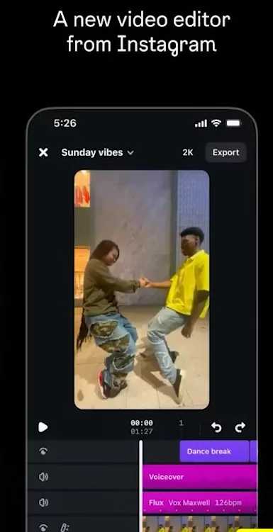 A new video editor from Instagram