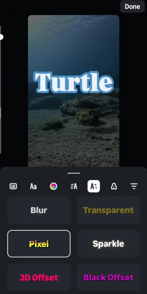 Add background to the text