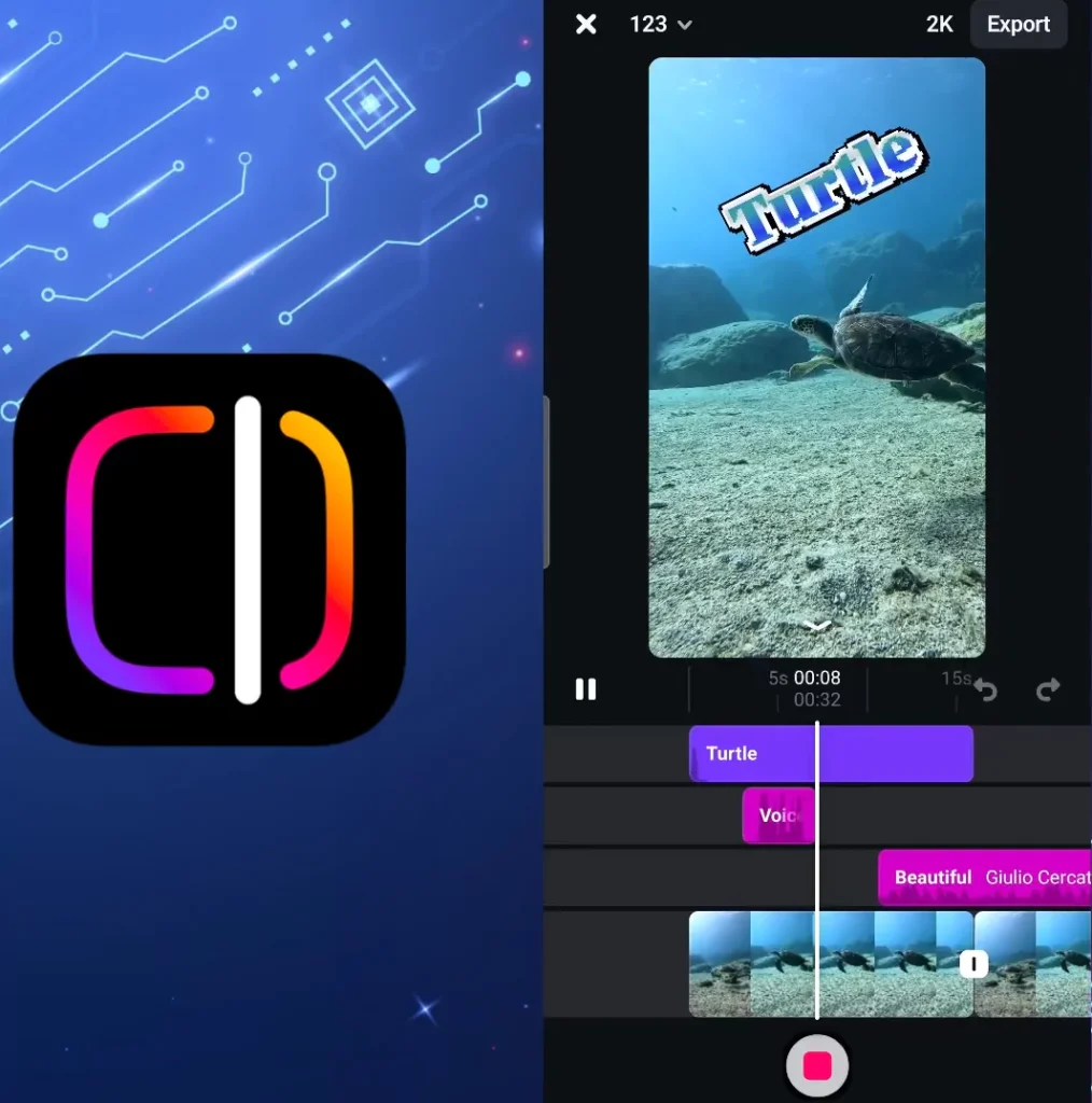 use voice button to record the audio