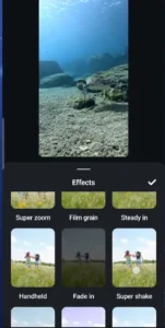 Visual effects